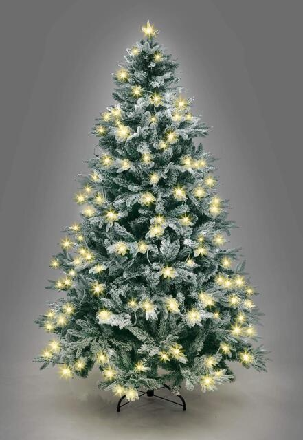 Artificial Christmas Treeshatchi 7ft Lapland Fir, W/ 320 Warm White