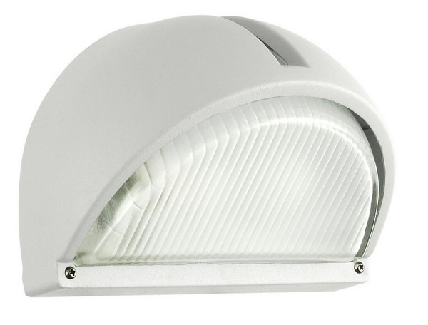 Outdoor Wall Light With 1 Bulb White Aluminum Collection Gl1394