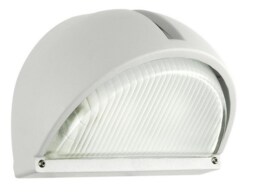 Outdoor Wall Light With 1 Bulb White Aluminum Collection Gl1394