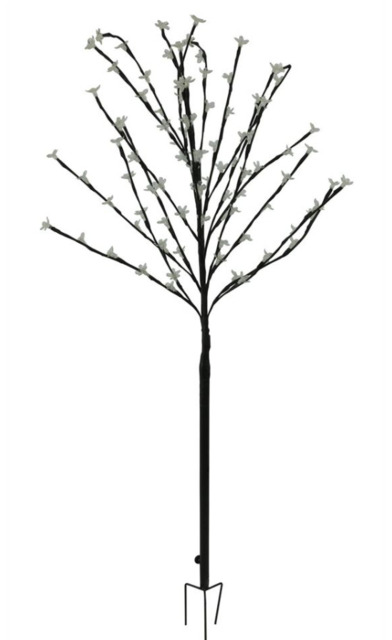 Multicoloured Solar Powered Garden Stake Tree Lights - No Cables
