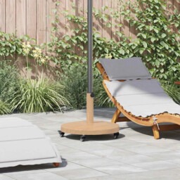 Outdoor Umbrella Base Light Wood 48 X 48 X 32 Cm Vidaxl