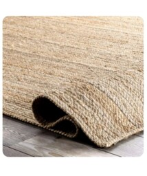 Ikea Flatwoven Natural Jute Rug Home Living Room Decor 155x220 Cm