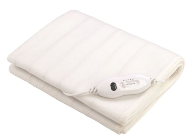 Luxury Electric Heated Blanket Washable Fleece Warm Winter Comfort