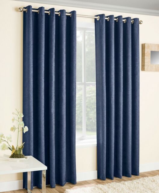 Enhanced Living Vogue Self Lined Eyelet Curtain.thermal, Blockout , 9