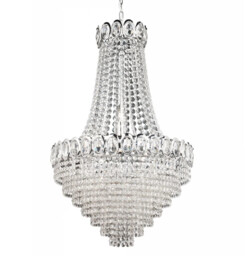 Ceiling Light Silver Louis Philipe 11 Chrome Searchlight 1711-11cc