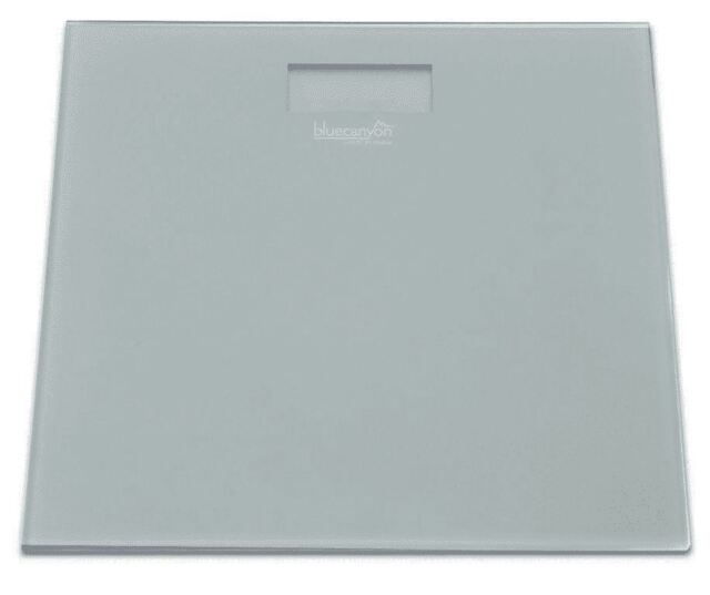 Electronic Digital Tempered Bathroom Lcd Weighing Fitness Scales Blue