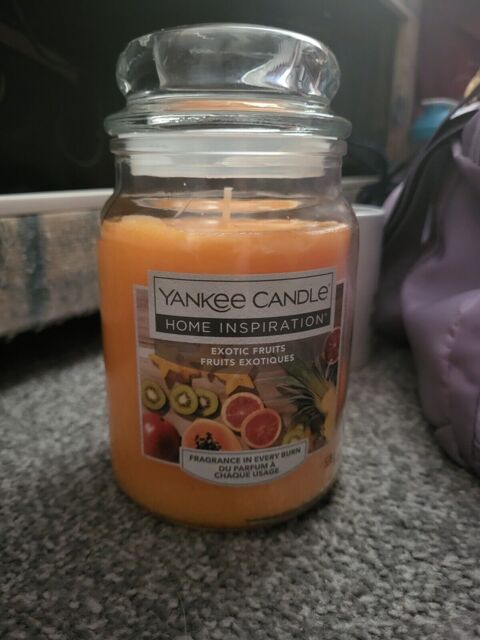 Yankee Candle Home Inspiration - Exotic Fruit - Large Jar 538g Orange