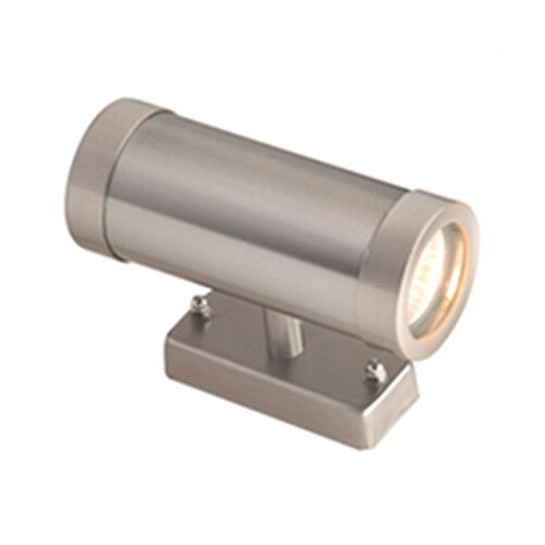 Robus Tralee R235-13 Gu10 Up Down Wall Light Ip44 Stainless Steel Up &