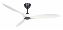 Dc Ceiling Fan With Remote Low Energy Fan Eco Airscrew Black & White