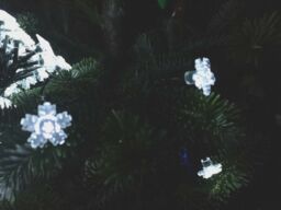 Christmas Snowflake Fairy Decorative Lights 50 Led Xmas Outdoor Timer