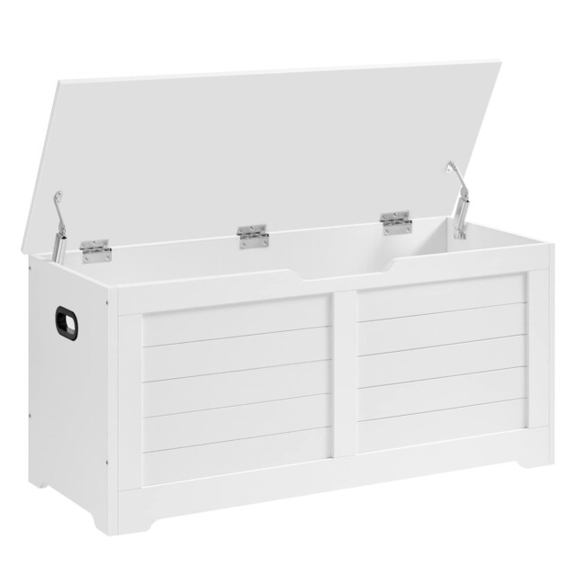 Storage Chest Storage Bench Blanket Box With 2 Safety Hinges Shoe