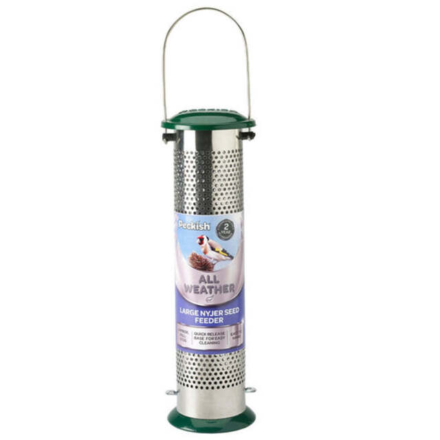 All Weather Seed Feeder - (mix, Nyjer, Sunflower) - Peckish Bird Food