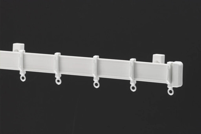 Harrison Drape Standard Drape Curtain Track 270cm White