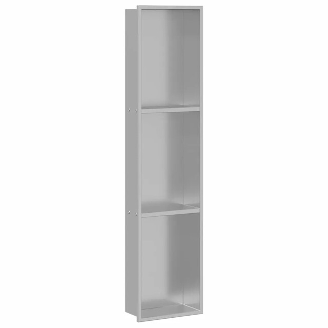Shower Niche Stainless Steel Bathroom Storage Modern Shelf Solution