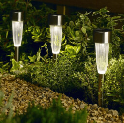 Smart Solar Fluted Marker Light 36x5cm
