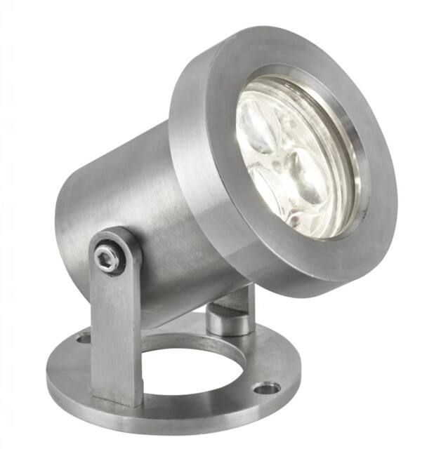 Outdoor Light Silver Spikey Led Spot Ip65 Stainless Steel Searchlight