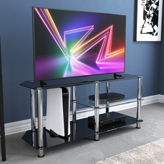 "Avf Sdc Gaming Tv Floor Stand - 1.14m Wide, Up To 55"" Screens - Ps5"