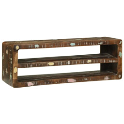 Tv Cabinet Multicolour 100 X 32 X 36 Cm Solid Reclaim Wood Vidaxl