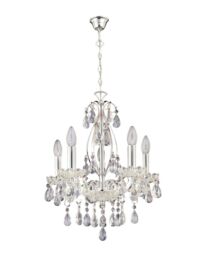 Paul Neuhaus Casta Traditional Chrome Chandelier 3085-17