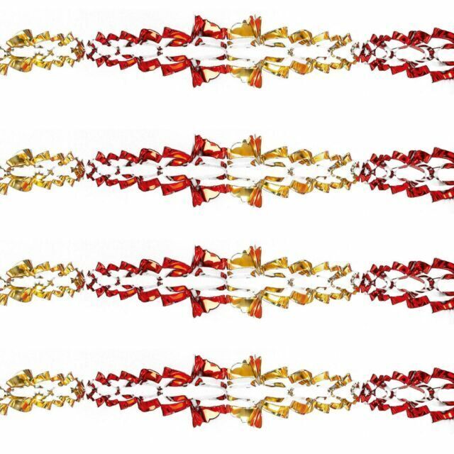 Widdle Wonderland Christmas 2 Tone Foil Ceiling Decoration Garlands,