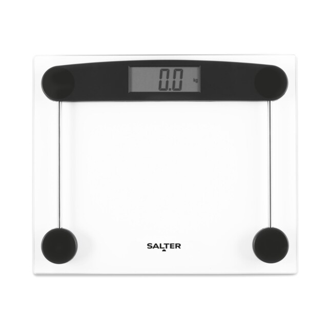 Salter 9208 Bk3r Glass Bathroom Scale Electronic Digital Bodyweight