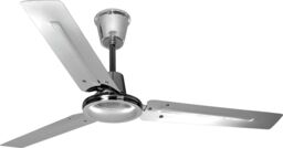 Industrial Style Ceiling Fan With Wall Control Pacific Chrome 120 Cm