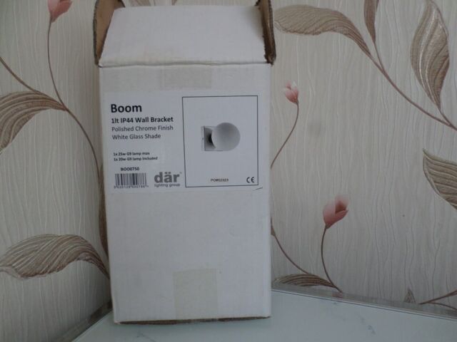 Dar Boom Wall Light (boo0750) Small Light.. Low Price £9.99
