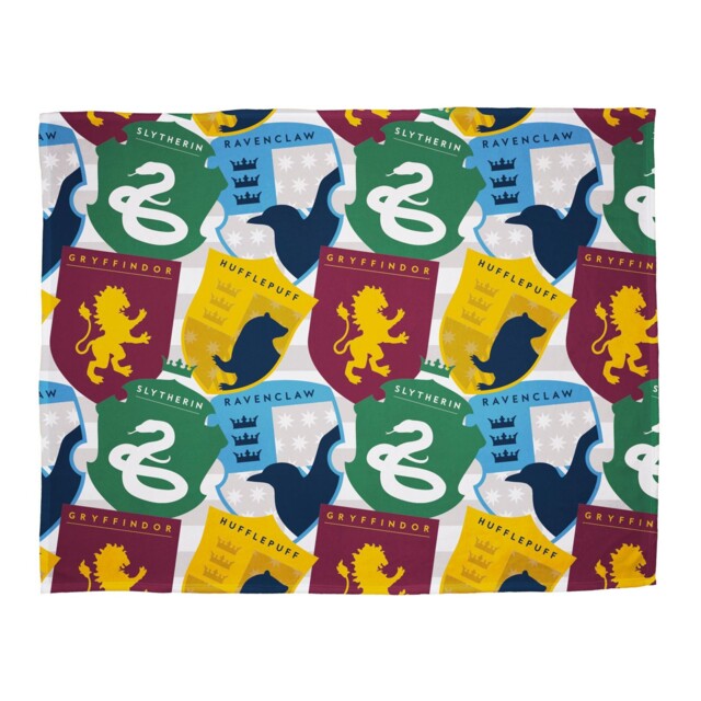 Harry Potter Stickers Blanket House Badges Kids Soft Fleece Sofa Bed