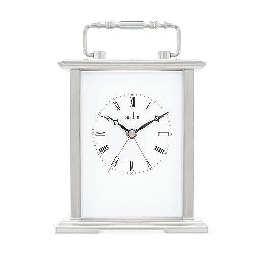 Gainsborough Mantel Clock Quartz Polished Metal Carriage Clock Energy