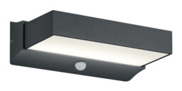 Outdoor Light Grey Cuando Wall Ip54 Anthracite Pir Motion Sensor Trio
