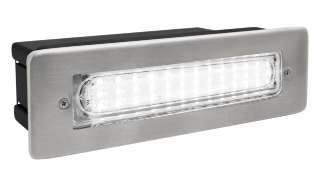 Led Brick Light Wall Light Recessed Stainless Steel In Cool White Ip68
