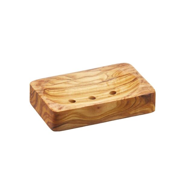 Eco Living Olive Wood Soap Dish - Rectangle
