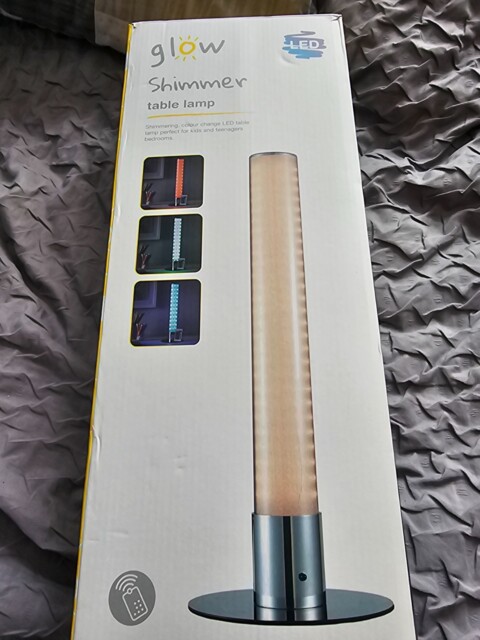 Glow Shimmer Table Lamp X 2