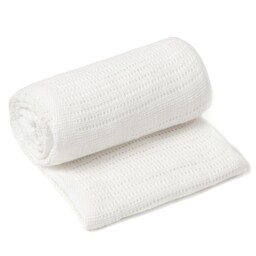 Clair De Lune Soft White Cotton Cellular Breathable Baby Pram Blanket