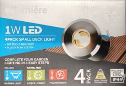 Ellumiere Decking Lights - Pack Of 4 (brand New)
