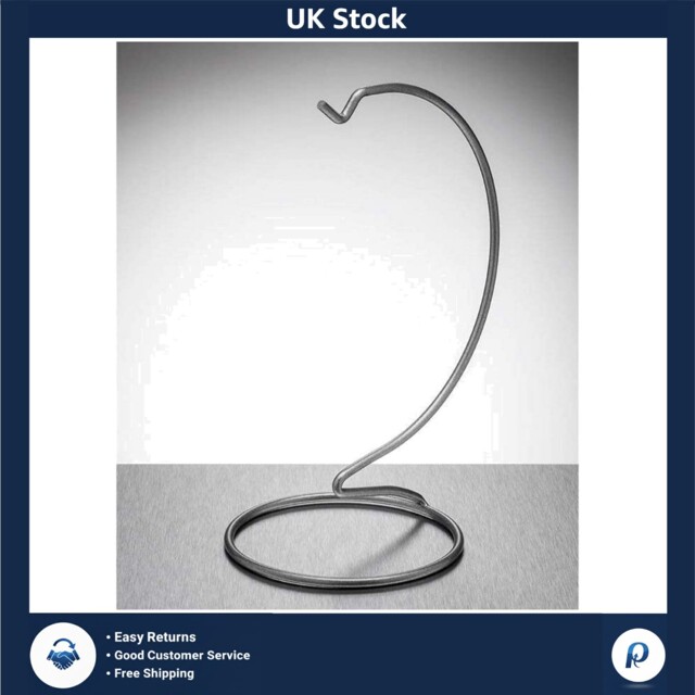 Elegant Silver Metal Ornament Display Stand Holder 25cm For 8cm 10cm