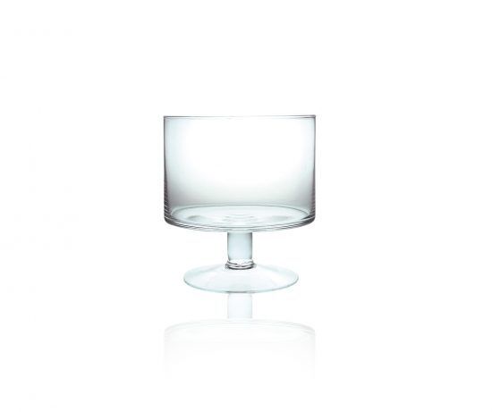 Glass Vase Footed Clear Wedding Centerpiece 15 Cm