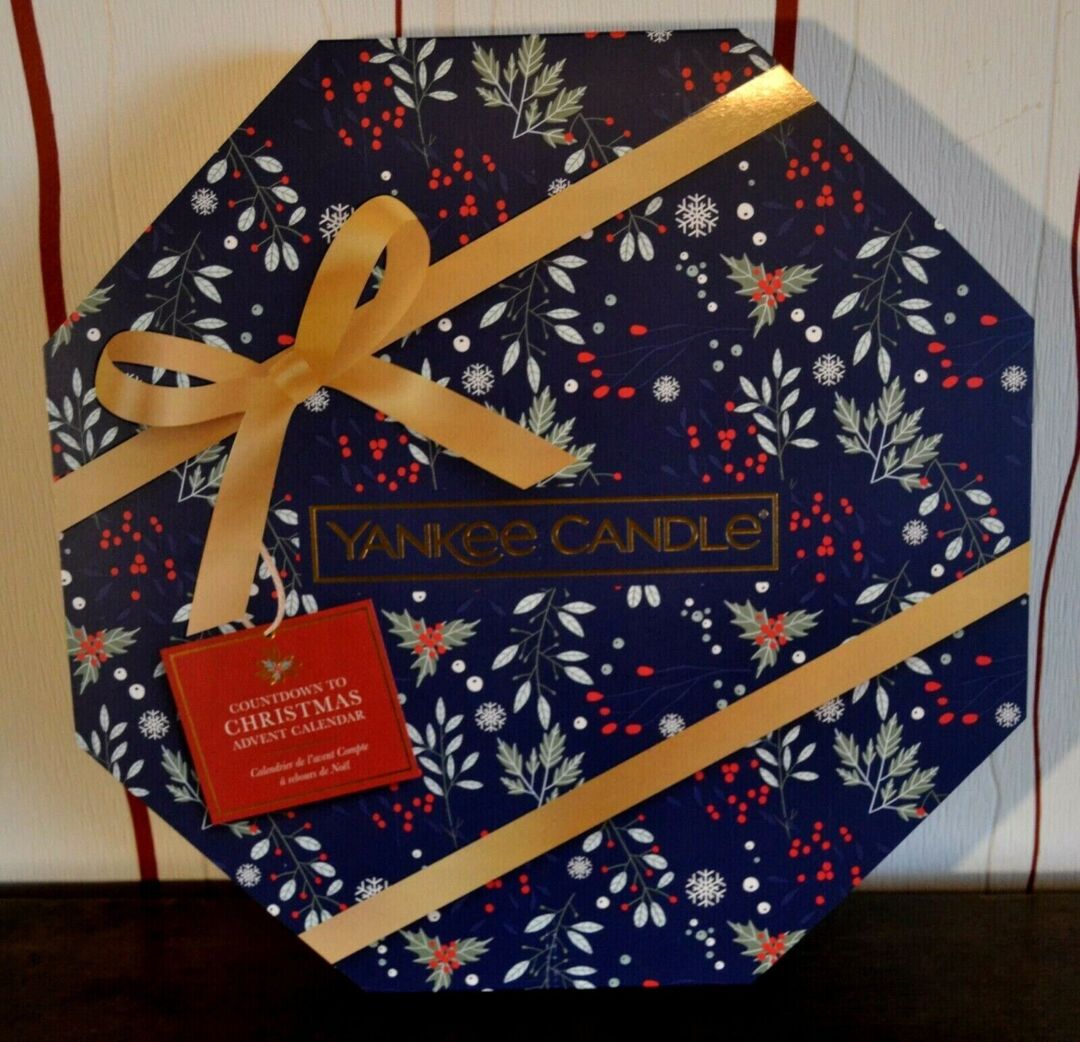 Advent Calendar Yankee Candle Wreath 2025 Christmas 24 Yankee Candle Gift  Set, image size:1080x1042