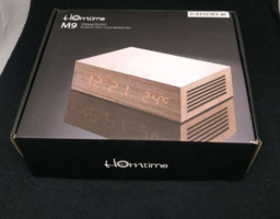 Homtime M9-wood Echo-real Light Wood Finish-alarm Clock-bedside-usb