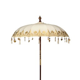 Decorative Bali Parasol - Garden Patio Table Umbrella Canvas Shade