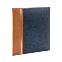 "Kenro Grace Classic Blue Faux Leather Memo Photo Album Sizes 6x4"" -"