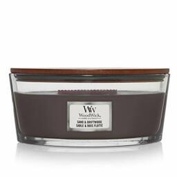 Ellipse Scented Candle With Crackling Wick - Sand & Driftwood - Up To