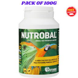 Vetark Vitamin Mineral Supplement Powder For Birds Reptiles Small