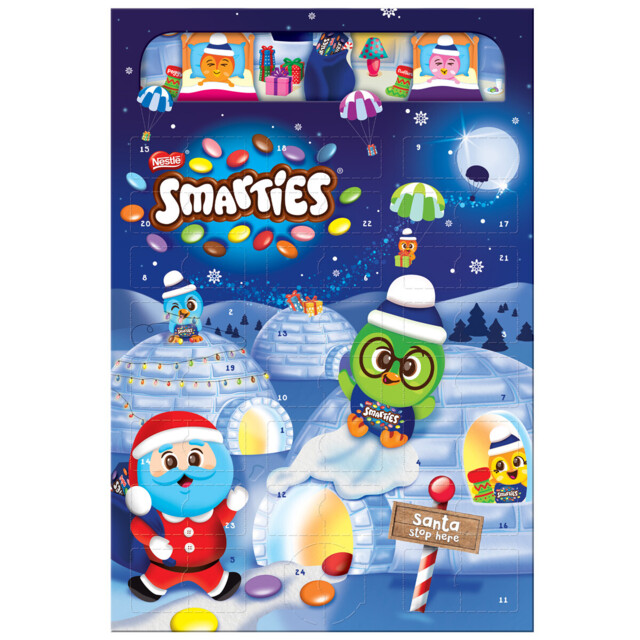 Smarties Advent Calendar Milk Chocolate With Chocolate Lentils 194g
