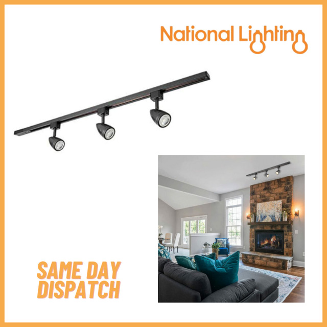 3 Way Led Ceiling Spotlight Adjustable Kitchen Bar Track Light-multi