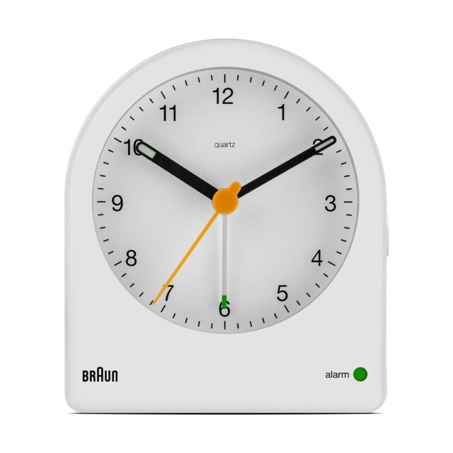 Braun Bc22w Classic Alarm Clock