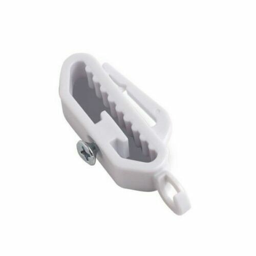 2 Speedy Streamline Curtain Track End Stops - Hooks Stoppers For Rails