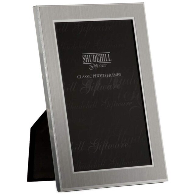 "Satin Silver 8"" X 10"" Plain Picture Photo Frame From Shudehill"