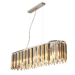 Ceiling Light Silver Clarissa 8 Chrome Searchlight 9838-8cc