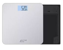 Active Era® Digital Bathroom Scales Stainless Steel Body Weight Ultra